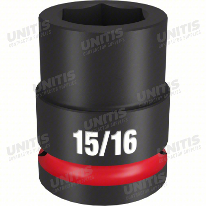 Milwaukee SHOCKWAVE 3/4" Drive 15/16" Standard 6 Point Impact Socket