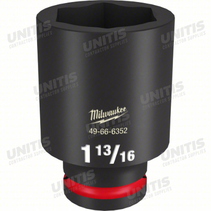 Milwaukee SHOCKWAVE 3/4" Drive 1-13/16" Deep 6 Point Impact Socket
