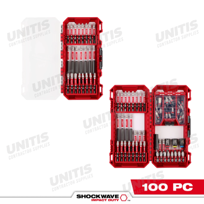 Milwaukee SHOCKWAVE Impact Duty Driver Bit Set - 100 Piece