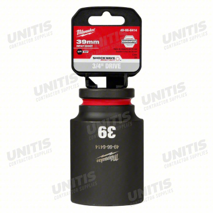 Milwaukee SHOCKWAVE 3/4" Drive 39mm Deep 6 Point Impact Socket