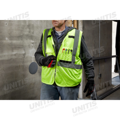 Milwaukee Class 2 Hi-Vis Yellow Safety Vest - S/M