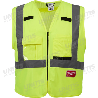 Milwaukee Class 2 Hi-Vis Yellow Safety Vest - S/M (ANSI/CSA)