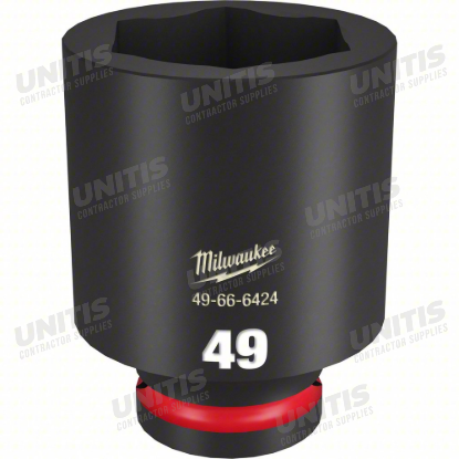 Milwaukee SHOCKWAVE 3/4" Drive 49mm Deep 6 Point Impact Socket