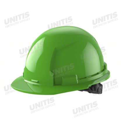 Milwaukee BOLT Green Front Brim Hard Hat with 6pt Ratcheting Suspension - Type 1, Class E