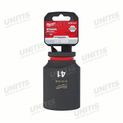 Milwaukee SHOCKWAVE 3/4" Drive 41mm Deep 6 Point Impact Socket