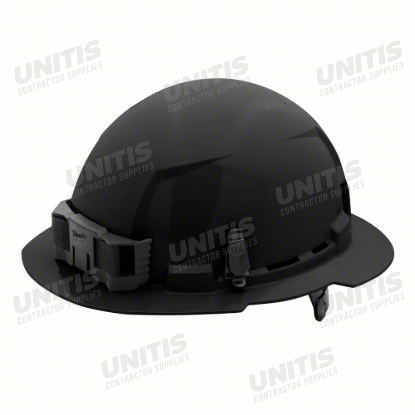 Milwaukee BOLT Black Full Brim Hard Hat with 6pt Ratcheting Suspension - Type 1, Class E
