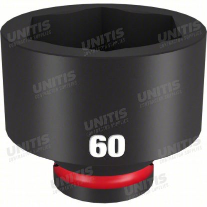 Milwaukee SHOCKWAVE 3/4" Drive 60mm Standard 6 Point Impact Socket
