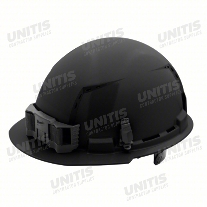 Milwaukee BOLT Black Front Brim Vented Hard Hat with 6pt Ratcheting Suspension - Type 1, Class C