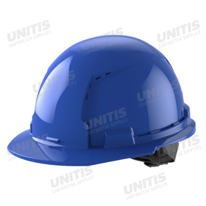 Milwaukee BOLT Blue Front Brim Vented Hard Hat with 4pt Ratcheting Suspension - Type 1, Class C