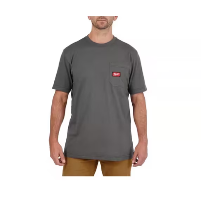 Milwaukee GRIDIRON Pocket T-Shirt - Short Sleeve - Green - XL