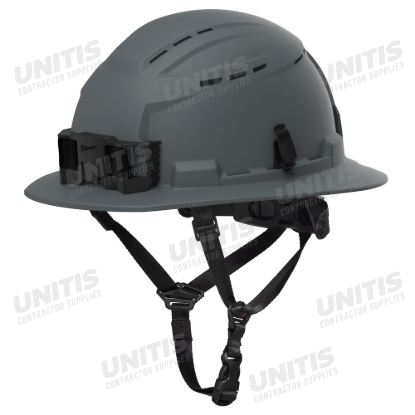 Milwaukee FR BOLT Gray Custom Color Full Brim Vented Safety Helmet - Type 2, Class C
