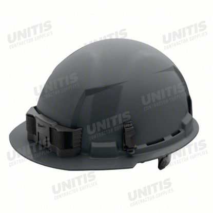 Milwaukee BOLT Gray Front Brim Hard Hat with 6pt Ratcheting Suspension - Type 1, Class E