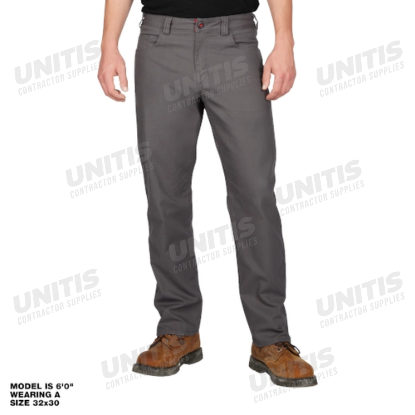Milwaukee Heavy Duty Flex Work Pants - Gray - 40 x 32