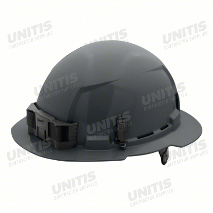 Milwaukee BOLT Gray Full Brim Hard Hat with 6pt Ratcheting Suspension - Type 1, Class E