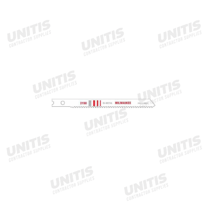Milwaukee 3-5/8" 14TPI U-Shank Metal Cutting Bi-Metal Jig Saw Blades 5 Pack