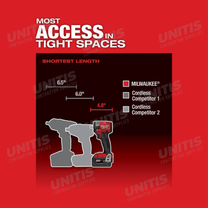 Milwaukee M18 FUEL 3/8"" Compact Impact Wrench with Friction Ring Bare Tool (Tool Only)