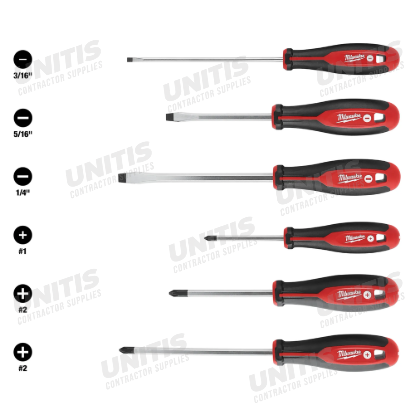 Milwaukee 6 Piece Screwdriver Kit