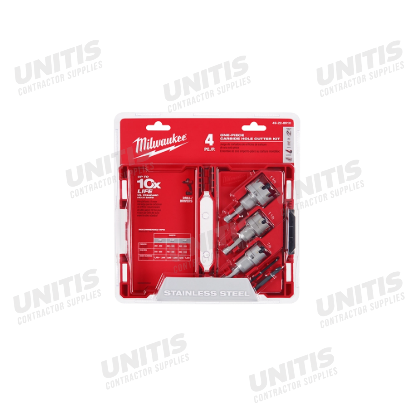 Milwaukee One-Piece Carbide Hole Cutter Set - 4 Piece