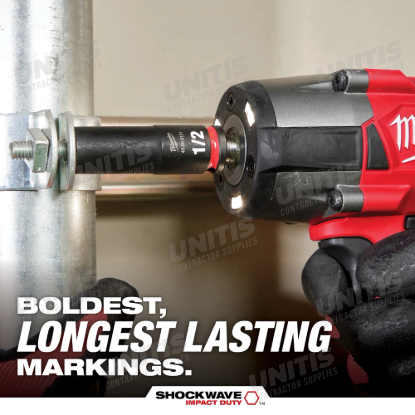 Milwaukee SHOCKWAVE 3/8" Drive 3/4" Standard 6 Point Impact Socket