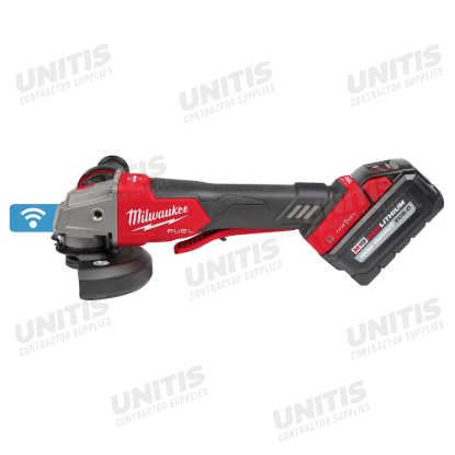 Milwaukee M18 FUEL 4-1/2" / 5" Braking Grinder with ONE-KEY Paddle Switch, No Lock
