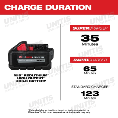 Milwaukee M18 REDLITHIUM High Output XC6.0 Battery Pack