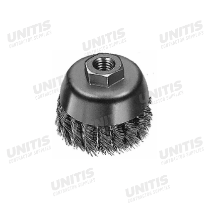 Milwaukee 3" Knot Wire Cup Brush - Carbon Steel