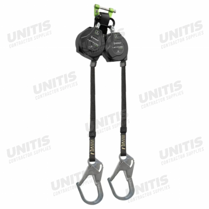 Safewaze Latitude Edge 8' Dual Web Self Retracting Lifeline - Rebar Hooks