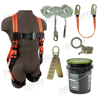Safewaze 5/8" Anti-Panic - Trailing Zinc Plated Steel Rope Grab