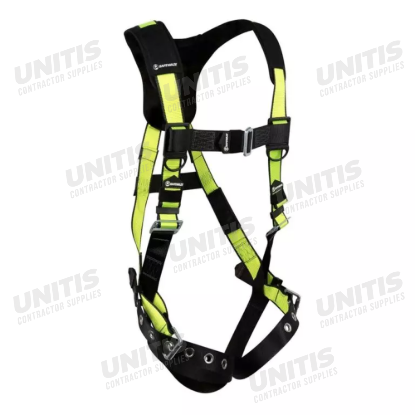 Safewaze Pro Harness - 1 D-Ring - Mating Buckle Chest - Tongue Buckle Legs - 3XL