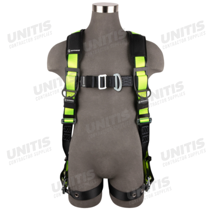 Safewaze Pro Harness - 1 D-Ring - Mating Buckle Chest - Tongue Buckle Legs - XS