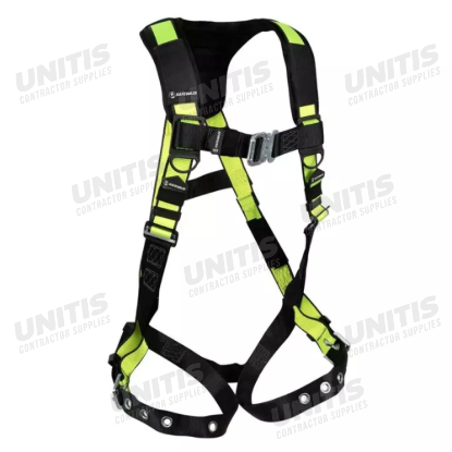Safewaze Pro Harness - 1 D-Ring - Quick Connect Chest - Tongue Buckle Legs - S/M
