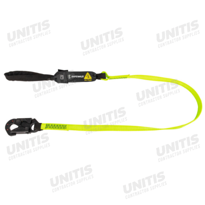 Safewaze Arc Flash 6' Energy Absorbing Lanyard - Dielectric Snap Hook - Soft Loop