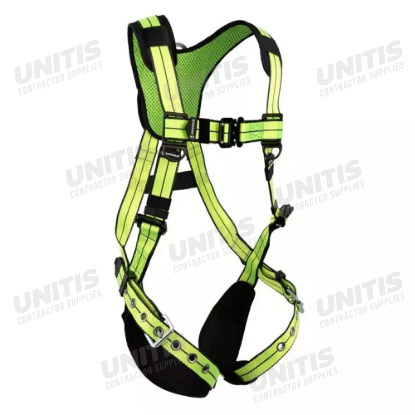 Safewaze Pro+ Harness - 1 D-Ring - Quick Connect Chest - Tongue Buckle Legs - 2XL