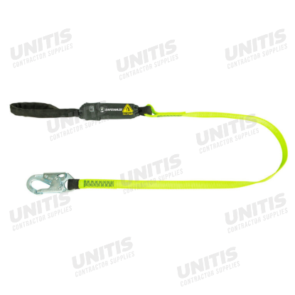 Safewaze Arc Flash 6' Energy Absorbing Lanyard - Snap Hook - Soft Loop