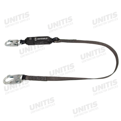 Safewaze Heavyweight 6' Energy Absorbing Lanyard - Snap Hooks