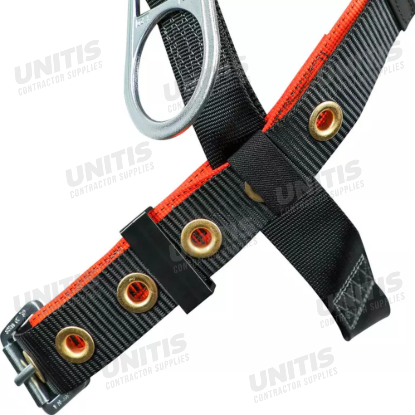 Safewaze V-Line Harness - 3 D-Ring - Mating Buckle Chest - Tongue Buckle Legs - Universal