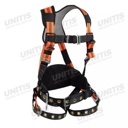 Safewaze V-Line Construction Harness - 3 D-Ring - Mating Buckle Chest - Tongue Buckle Legs - M