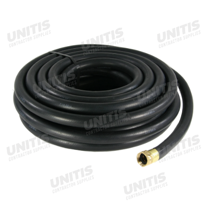 Contractor's Water Hose Assembly - 3/4" ID X 50' Black