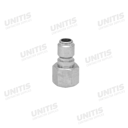 Steel Female Straight-Thru Plug - 3/8"
