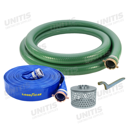 PVC Water Suction Hose Boxed Kit - 2" ID