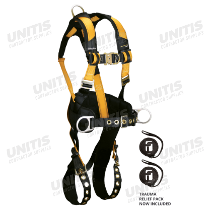 Falltech Journeyman Flex Steel 4D Construction Climbing Full Body Harness