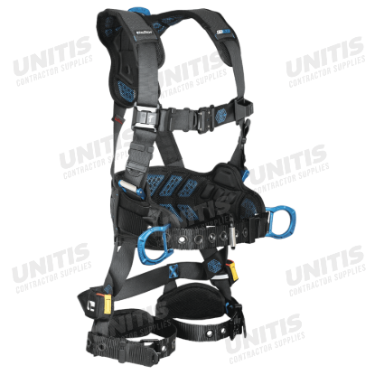 FallTech FT-One Harness 3 D-Ring Tongue Buckle Legs/Quick Connect Chest - XS