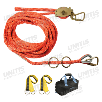 FallTech Z 100' Horizontal Lifeline Kit Temporary Psr