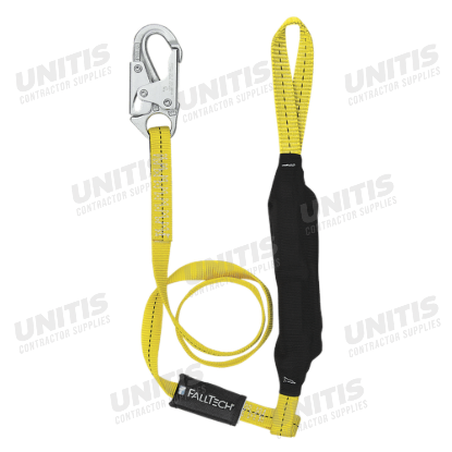 FallTech 6' Shock Absorbing Lanyard Single Leg; FT Basic Softpack with Loop and Snap Hook