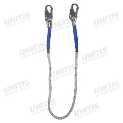 FallTech 6' Restraint Lanyard; Rope with Snap Hooks