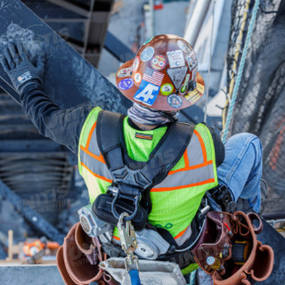 FallTech FT-One Harness 3 D-Ring Quick Connect Legs and Chest - M