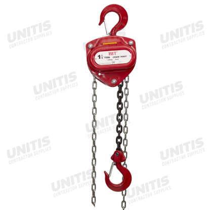 HIT Tools Manual Chain Hoist - 1-1/2 Ton - 15' Lift