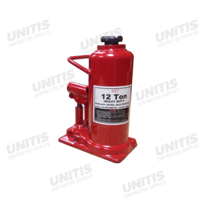 HIT Tools Heavy Duty Hydraulic Bottle Jack - 12 Ton