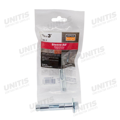 Simpson Sleeve All Hex Head Sleeve Anchor - 1/2" x 3" - 10/poly