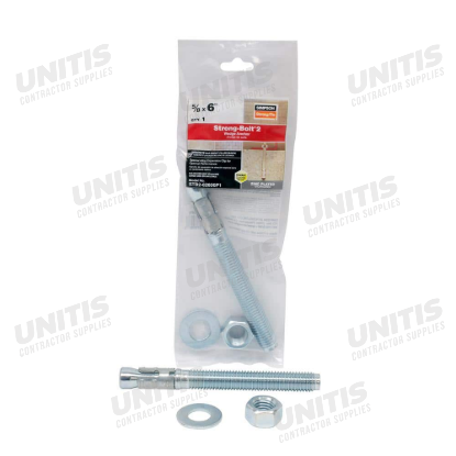 Simpson STB2 - 5/8" x 6" Strong-Bolt 2 Wedge Anchor - 1/poly